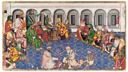 Der Darbar von Maharaja Ranjit Singh, ca. 1850